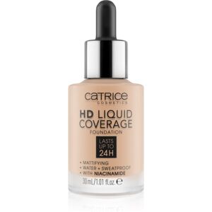 Catrice HD Liquid Coverage Foundation Skygge 030 Sand Beige 30 ml Catrice HD Liquid Coverage Foundation Skygge 030 Sand Beige 30 ml