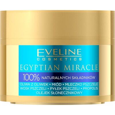 Eveline Cosmetics Egyptian Miracle Fugtende og nærende creme til ansigt, krop og hår 40 ml Eveline Cosmetics Egyptian Miracle Fugtende og nærende creme til ansigt, krop og hår 40 ml