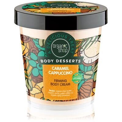 Organic Shop Body Desserts Caramel Cappuccino Opstrammende kropscreme 450 ml Organic Shop Body Desserts Caramel Cappuccino Opstrammende kropscreme 450 ml