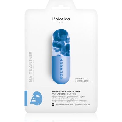 L'biotica Kollagenmaske på Tæppe - Hydraterer og Strammer Huden L'biotica Kollagenmaske på Tæppe - Hydraterer og Strammer Huden