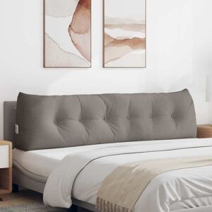 vidaXL Rygpude Gråbrun 180 x 24 x 50 cm Stof Gråbrun 180 x 24 x 50 cm vidaXL Rygpude Gråbrun 180 x 24 x 50 cm Stof Gråbrun 180 x 24 x 50 cm