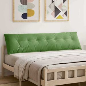 vidaXL Rygpude Lys grøn 200 x 50 cm Velourstof Grøn 200 x 50 cm vidaXL Rygpude Lys grøn 200 x 50 cm Velourstof Grøn 200 x 50 cm