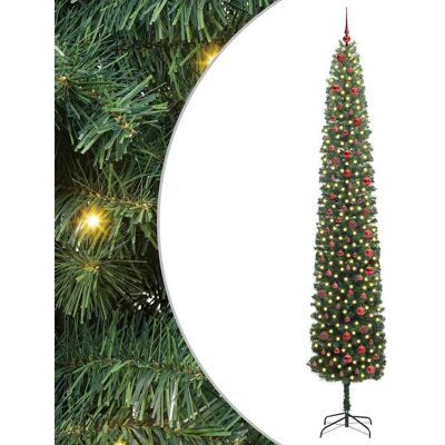 vidaXL Kunstigt juletræ med stativ Grøn 300 cm PVC og Stål og Plastik Grøn 70 x 70 x 300 cm vidaXL Kunstigt juletræ med stativ Grøn 300 cm PVC og Stål og Plastik Grøn 70 x 70 x 300 cm