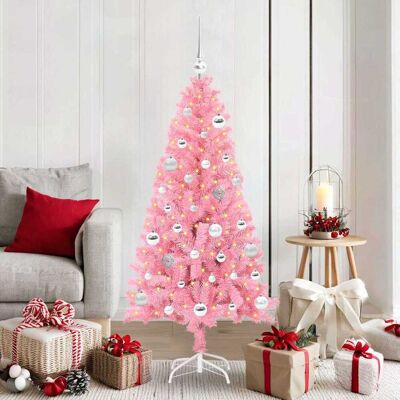 vidaXL Juletræ Lyserød 150 cm PVC Pink 75 x 75 x 150 cm vidaXL Juletræ Lyserød 150 cm PVC Pink 75 x 75 x 150 cm
