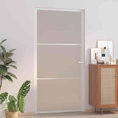 vidaXL Indvendig Dør ESG Glas Hvid - 102,5x201,5 cm vidaXL Indvendig Dør ESG Glas Hvid - 102,5x201,5 cm