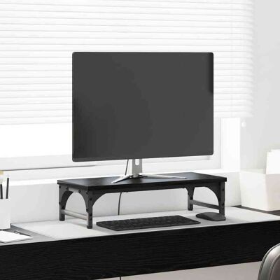 vidaXL Monitor Stativ Sort eg 55 x 23 x 14 cm Konstrueret træ Sort 55 x 23 x 14 cm vidaXL Monitor Stativ Sort eg 55 x 23 x 14 cm Konstrueret træ Sort 55 x 23 x 14 cm