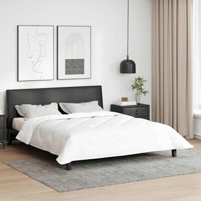 vidaXL Vinter dyne Hvid 220 x 202 x 5 cm Polyester Hvid 220 x 202 x 5 cm vidaXL Vinter dyne Hvid 220 x 202 x 5 cm Polyester Hvid 220 x 202 x 5 cm