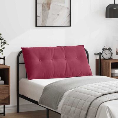 vidaXL Rygpude Vinrød 100 x 50 cm Velourstof Bordeaux 100 x 50 cm vidaXL Rygpude Vinrød 100 x 50 cm Velourstof Bordeaux 100 x 50 cm