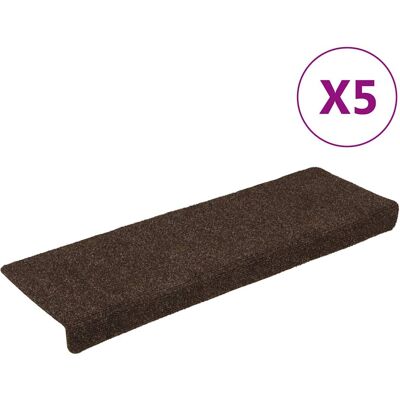 vidaXL trappemåtter selvklæbende 15 stk. 65x21x4 cm brun rektangulær kant Brun 65 x 21 x 4 cm vidaXL trappemåtter selvklæbende 15 stk. 65x21x4 cm brun rektangulær kant Brun 65 x 21 x 4 cm