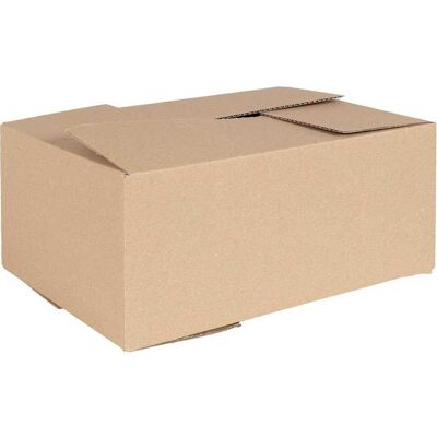 vidaXL Foldbar Kasse 50 pcs Naturfarvet 35 x 24 x 15 cm Pap Brun 35 x 24 x 15 cm vidaXL Foldbar Kasse 50 pcs Naturfarvet 35 x 24 x 15 cm Pap Brun 35 x 24 x 15 cm