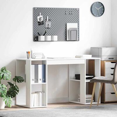 vidaXL Bord Hvid Konstrueret træ 130 x 50,5 x 75 cm Hvid 130 x 50.5 x 75 cm vidaXL Bord Hvid Konstrueret træ 130 x 50,5 x 75 cm Hvid 130 x 50.5 x 75 cm
