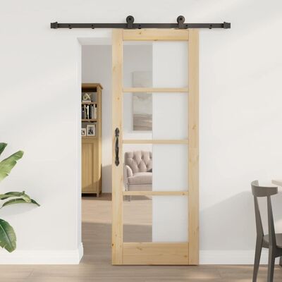 vidaXL Skydedør ORKDAL Naturfarvet 73,5 x 198,5 cm Brun 73,5 x 198,5 cm vidaXL Skydedør ORKDAL Naturfarvet 73,5 x 198,5 cm Brun 73,5 x 198,5 cm