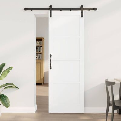 vidaXL Skydedør Hvid 73,5 x 211 cm Massivt fyrretræ Hvid 73,5 x 211 cm vidaXL Skydedør Hvid 73,5 x 211 cm Massivt fyrretræ Hvid 73,5 x 211 cm