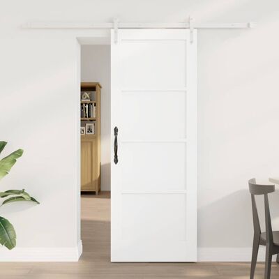 vidaXL Skydedør ORKDAL Hvid 73,5 x 198,5 cm Massivt fyrretræ Hvid 73,5 x 198,5 cm vidaXL Skydedør ORKDAL Hvid 73,5 x 198,5 cm Massivt fyrretræ Hvid 73,5 x 198,5 cm