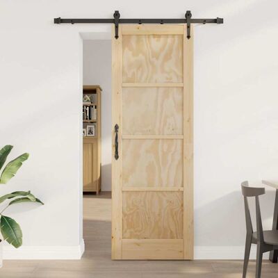 vidaXL Skydedør ORKDAL Brun 73,5 x 211 cm Massivt fyrretræ Brun 73,5 x 211 cm vidaXL Skydedør ORKDAL Brun 73,5 x 211 cm Massivt fyrretræ Brun 73,5 x 211 cm