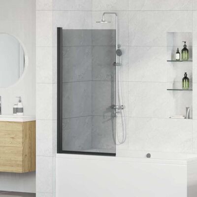 vidaXL Bade Bruse skærm Sort 68 x 130 cm Sikkert glas Sort 60 x 130 cm vidaXL Bade Bruse skærm Sort 68 x 130 cm Sikkert glas Sort 60 x 130 cm