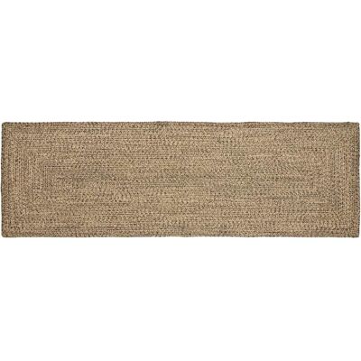 vidaXL Områdetæpper Naturfarvet og sort 80 x 200 cm Jute Brun 80 x 200 cm vidaXL Områdetæpper Naturfarvet og sort 80 x 200 cm Jute Brun 80 x 200 cm