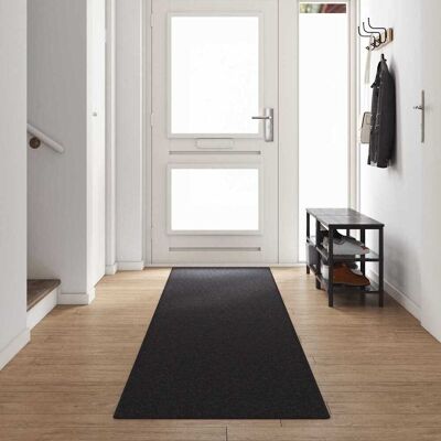 vidaXL Tæppe Runner Antracit 80 x 500 cm 100% Polypropylen Antracitgrå 80 x 500 cm vidaXL Tæppe Runner Antracit 80 x 500 cm 100% Polypropylen Antracitgrå 80 x 500 cm