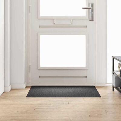 vidaXL Tæppe Runner Mørkegrå 100 x 100 cm 100% Polypropylen Dæmpet grå 100 x 100 cm vidaXL Tæppe Runner Mørkegrå 100 x 100 cm 100% Polypropylen Dæmpet grå 100 x 100 cm