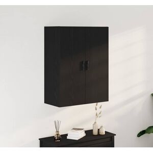 vidaXL Væghængt skab Sort eg 69,5 x 34 x 180 cm Konstrueret træ Sort 69,5 x 34 x 180 cm vidaXL Væghængt skab Sort eg 69,5 x 34 x 180 cm Konstrueret træ Sort 69,5 x 34 x 180 cm