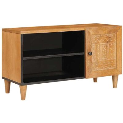 vidaXL TV Enheder med hylde Lys Brun 80 x 33 x 46 cm Konstrueret træ 80 x 33 x 46 cm vidaXL TV Enheder med hylde Lys Brun 80 x 33 x 46 cm Konstrueret træ 80 x 33 x 46 cm