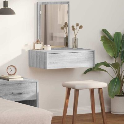 vidaXL Klædeskab Grå 60 x 40 x 70 cm Konstrueret træ Grå 60 x 40 x 70 cm vidaXL Klædeskab Grå 60 x 40 x 70 cm Konstrueret træ Grå 60 x 40 x 70 cm