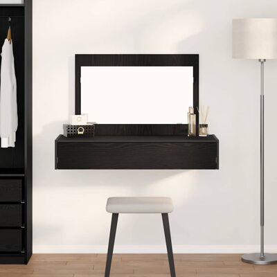 vidaXL Klædeskab Sort 100 x 40 x 70 cm Konstrueret træ Sort 100 x 40 x 70 cm vidaXL Klædeskab Sort 100 x 40 x 70 cm Konstrueret træ Sort 100 x 40 x 70 cm