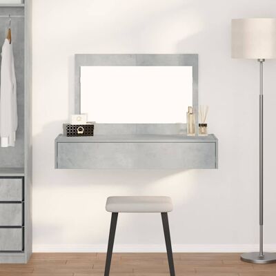 vidaXL Klædeskab Grå 100 x 40 x 70 cm Konstrueret træ Grå 100 x 40 x 70 cm vidaXL Klædeskab Grå 100 x 40 x 70 cm Konstrueret træ Grå 100 x 40 x 70 cm
