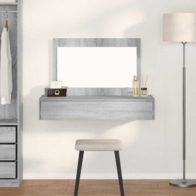 vidaXL Klædeskab Grå 100 x 40 x 70 cm Konstrueret træ Grå 100 x 40 x 70 cm vidaXL Klædeskab Grå 100 x 40 x 70 cm Konstrueret træ Grå 100 x 40 x 70 cm