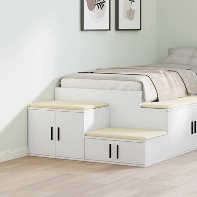 Vidaxl Hvid Opbevaringsskab 108x41x40 cm MDF Vidaxl Hvid Opbevaringsskab 108x41x40 cm MDF
