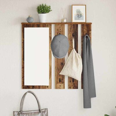 vidaXL Vægmonteret Jakkeholder Vægmonteret Gammelt træ 84 x 10 x 80 cm Brun 84 x 10 x 80 cm vidaXL Vægmonteret Jakkeholder Vægmonteret Gammelt træ 84 x 10 x 80 cm Brun 84 x 10 x 80 cm