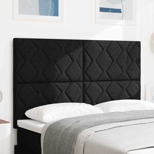 vidaXL Hovedgærde med LED -strimmellys med hovedgærde Sort 144 cm Stof Sort 144 cm vidaXL Hovedgærde med LED -strimmellys med hovedgærde Sort 144 cm Stof Sort 144 cm