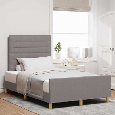 vidaXL Taupe Seng 120x200 cm - Seng vidaXL Taupe Seng 120x200 cm - Seng