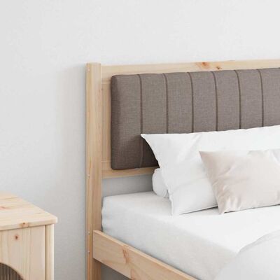 vidaXL Polstret sengegavl med hovedgærde Brun 180 cm Massiv fyrretræ Brun 180 cm vidaXL Polstret sengegavl med hovedgærde Brun 180 cm Massiv fyrretræ Brun 180 cm