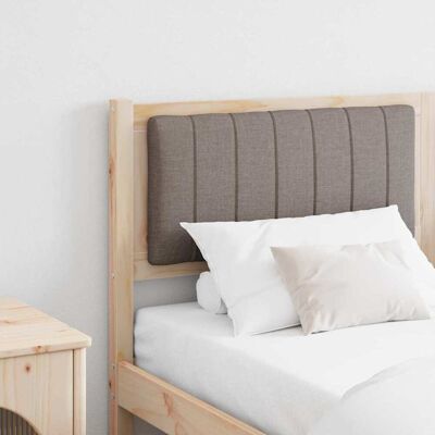 vidaXL Polstret sengegavl med hovedgærde Brun 150 cm Massiv fyrretræ Brun 150 cm vidaXL Polstret sengegavl med hovedgærde Brun 150 cm Massiv fyrretræ Brun 150 cm