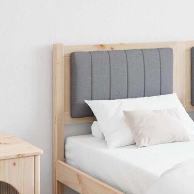 vidaXL Polstret sengegavl med hovedgærde Brun 135 cm Massiv fyrretræ Brun 135 cm vidaXL Polstret sengegavl med hovedgærde Brun 135 cm Massiv fyrretræ Brun 135 cm