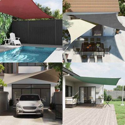 vidaXL Solsejl 4,5x3 m - Solsejl vidaXL Solsejl 4,5x3 m - Solsejl