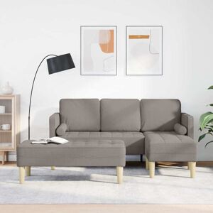 vidaXL Sofa Sæt 2 pcs Gråbrun 173 x 131 x 67 cm Stof Gråbrun 173 x 131 x 67 cm vidaXL Sofa Sæt 2 pcs Gråbrun 173 x 131 x 67 cm Stof Gråbrun 173 x 131 x 67 cm