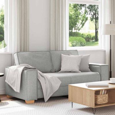 vidaXL 2-personers sofa skygrå 180x78x84 cm stof Grå N/A vidaXL 2-personers sofa skygrå 180x78x84 cm stof Grå N/A