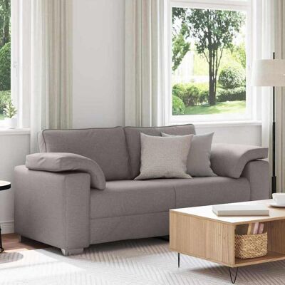 Vidaxl - Love seat taupe - Sofa, 140cm, Moderne Design Vidaxl - Love seat taupe - Sofa, 140cm, Moderne Design