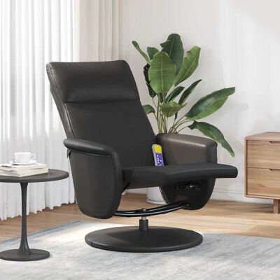 vidaXL Massage Lænestol Sort 71 x 90 x 105 cm Faux læder Sort 71 x 90 x 105 cm vidaXL Massage Lænestol Sort 71 x 90 x 105 cm Faux læder Sort 71 x 90 x 105 cm