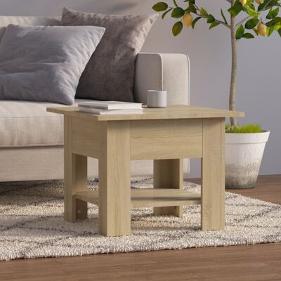 vidaXL - Coffee Table Sonoma Oak 55x55x42 cm - Brown - Engineered Wood - Kaffebord vidaXL - Coffee Table Sonoma Oak 55x55x42 cm - Brown - Engineered Wood - Kaffebord