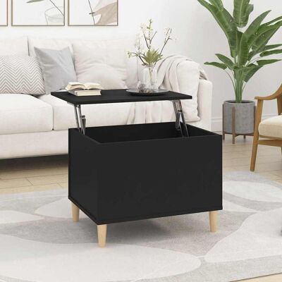 vidaXL sofabord 60x44,5x45 cm konstrueret træ sort Sort N/A vidaXL sofabord 60x44,5x45 cm konstrueret træ sort Sort N/A