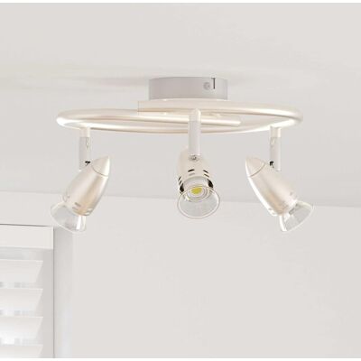 vidaXL Loftsspot med spotlights Nikkel 24 x 22 x 12,5 cm Metal Nikkel 24 x 22 x 12.5 cm vidaXL Loftsspot med spotlights Nikkel 24 x 22 x 12,5 cm Metal Nikkel 24 x 22 x 12.5 cm