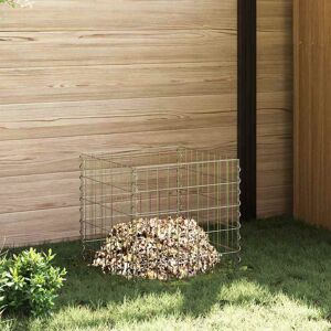 vidaXL - Silber Metall 50x50x50 - Metal - Havebarriere vidaXL - Silber Metall 50x50x50 - Metal - Havebarriere