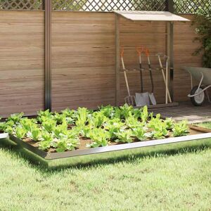 vidaXL Sneglehegn 4 pcs Sølv 100 x 3,5 x 25 cm Galvaniseret stål Sølv 100 x 3,5 x 25 cm vidaXL Sneglehegn 4 pcs Sølv 100 x 3,5 x 25 cm Galvaniseret stål Sølv 100 x 3,5 x 25 cm