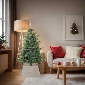 vidaXL Juletrækrave Hvid 70 x 70 x 28 cm Vandhyacint Hvid 70 x 70 x 28 cm vidaXL Juletrækrave Hvid 70 x 70 x 28 cm Vandhyacint Hvid 70 x 70 x 28 cm