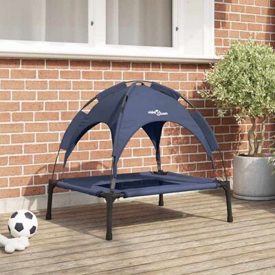 vidaXL Hundeseng Mørkeblå 76 x 62 x 70,5 cm Stål Blå 76 x 62 x 70,5 cm vidaXL Hundeseng Mørkeblå 76 x 62 x 70,5 cm Stål Blå 76 x 62 x 70,5 cm