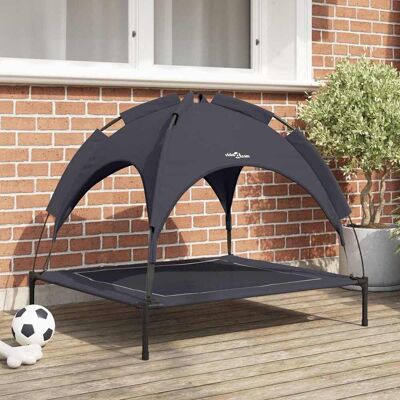 vidaXL Hundeseng Sort 90 x 81 x 80,5 cm Stål Sort 90 x 81 x 80,5 cm vidaXL Hundeseng Sort 90 x 81 x 80,5 cm Stål Sort 90 x 81 x 80,5 cm