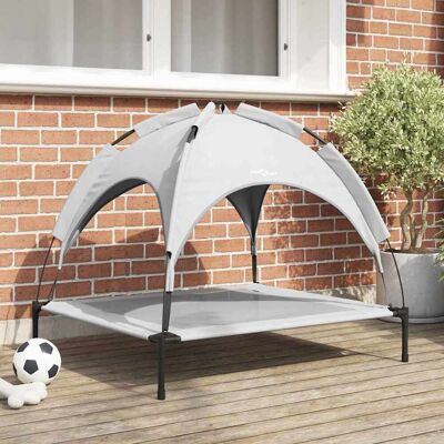 vidaXL Hundeseng Sølvgrå 90 x 81 x 80,5 cm Stål Grå 90 x 81 x 80,5 cm vidaXL Hundeseng Sølvgrå 90 x 81 x 80,5 cm Stål Grå 90 x 81 x 80,5 cm